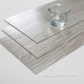Tablón de pvc de azulejo de grano de madera impermeable / pisos de plástico